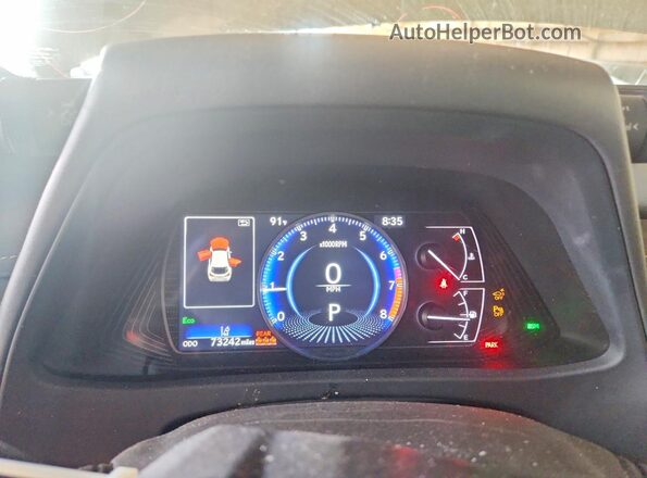 JTHX3JBH5M2042705 2021 LEXUS UX Gray Widok zestawu wskaźników