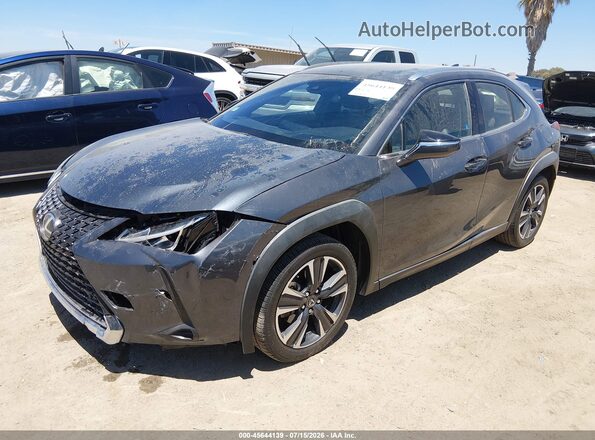 JTHX3JBH5N2045945 2022 LEXUS UX 200 Gray Передня ліва чверть