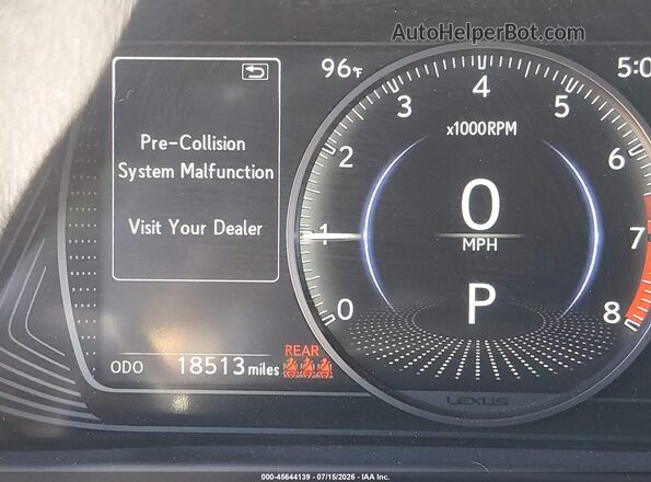 JTHX3JBH5N2045945 2022 LEXUS UX 200 Gray 