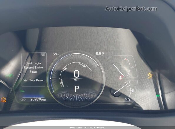 JTHX9JBH8M2038467 2021 LEXUS UX 250H White Вид задніх сидінь