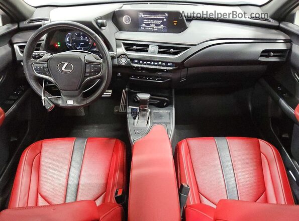 JTHY3JBH1K2007158 2019 LEXUS UX White Dashboard view
