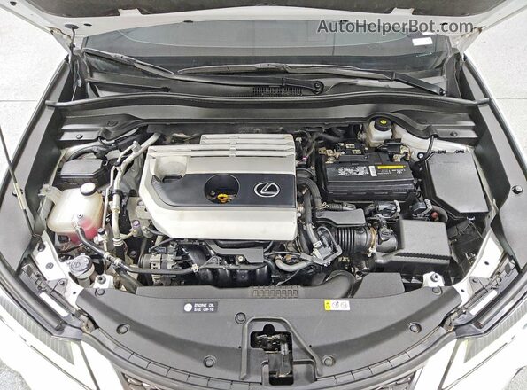 JTHY3JBH1K2007158 2019 LEXUS UX White Engine compartment view