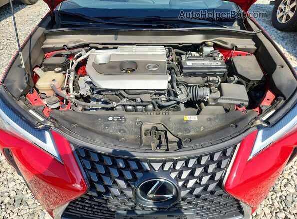 JTHY3JBH5K2005624 2019 LEXUS UX Красный Вид задней части салона
