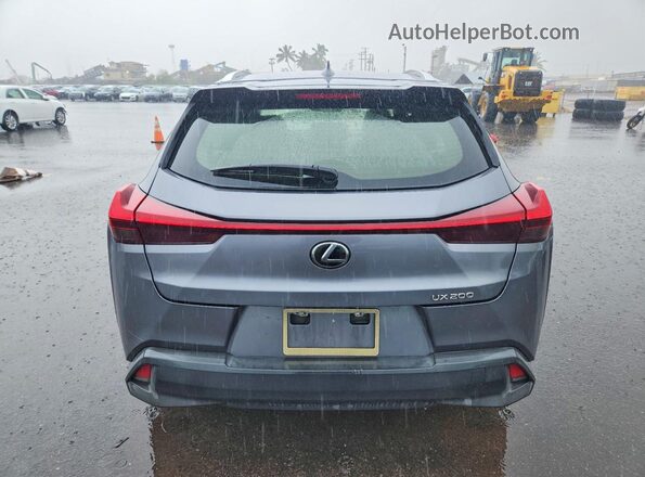JTHY3JBH5K2017711 2019 LEXUS UX Gray Rear view