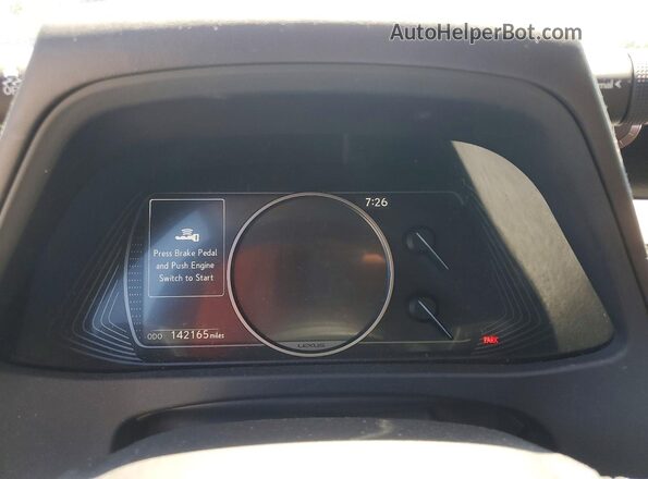 JTHY3JBH8K2015547 2019 LEXUS UX Silver Instrument cluster view