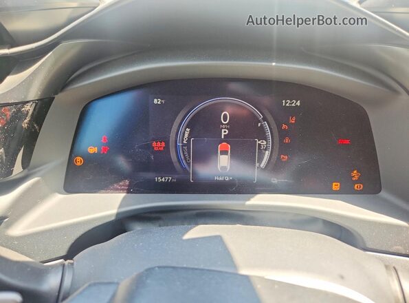JTJAAAAB1PA019732 2023 LEXUS RZ Gray Instrument cluster view