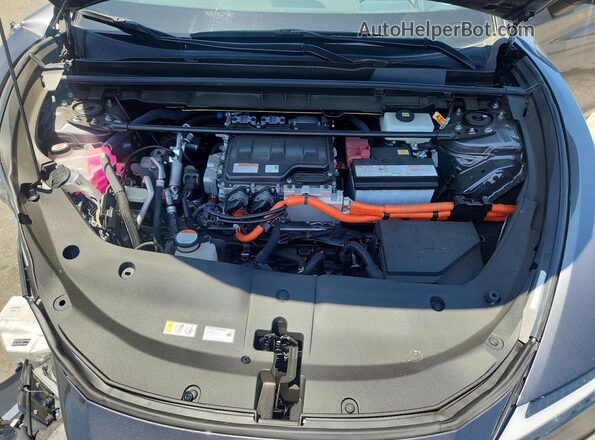 JTJAAAAB1PA019732 2023 LEXUS RZ Gray Engine compartment view