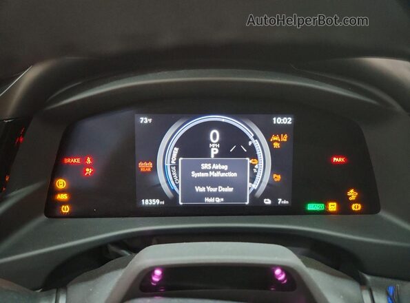 JTJAAAAB2PA001482 2023 LEXUS RZ Blue Vista del cuadro de instrumentos