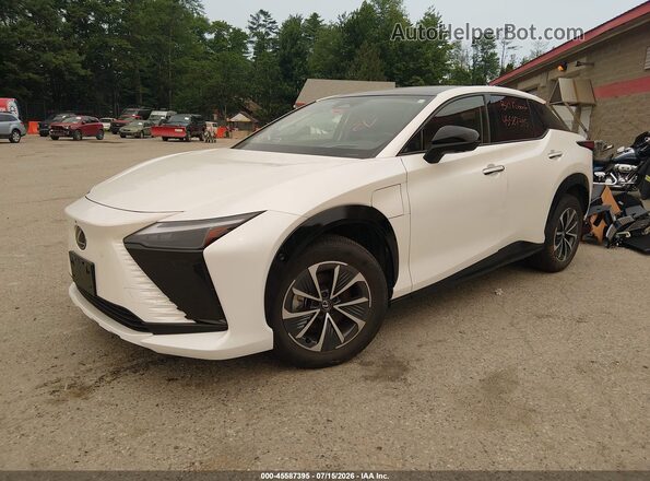 JTJAAAAB2PA018850 2023 LEXUS RZ 450E White წინა მარცხენა ხედი სამი მეოთხედიდან