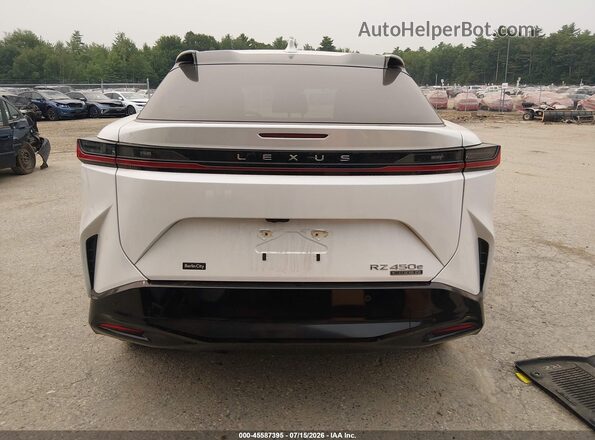 JTJAAAAB2PA018850 2023 LEXUS RZ 450E White 