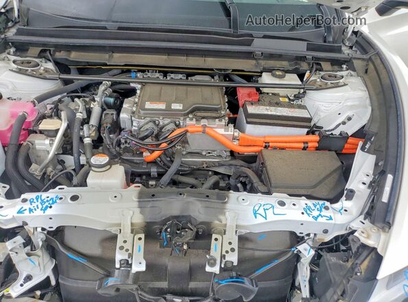 JTJAAAAB3PA005962 2023 LEXUS RZ White ძრავის განყოფილების ხედი