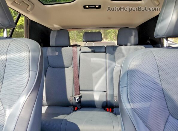 JTJAAAAB7SA031022 2025 LEXUS RZ Black Vista de los asientos traseros