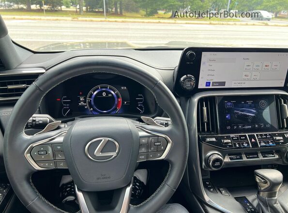 JTJAB7CX1P4024534 2023 LEXUS LX Gray Widok wnętrza z przodu