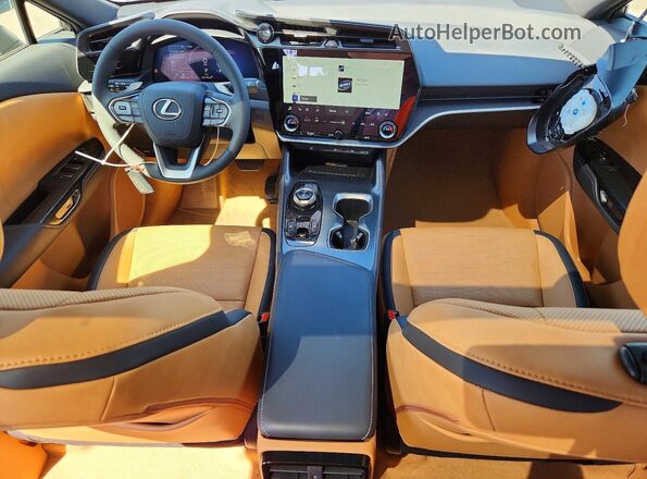 JTJABABB3SA009272 2025 LEXUS RZ Gray Առջևի վահանակի տեսք
