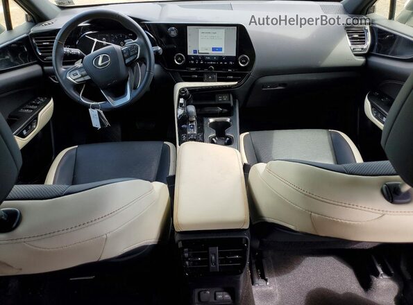 JTJADCEZ1P5000858 2023 LEXUS NX White Widok deski rozdzielczej