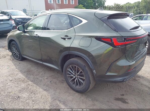 JTJADCEZ6N2000532 2022 LEXUS NX 250 Green Rear left
