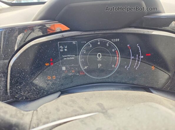 JTJAGCEZ0N2000274 2022 LEXUS NX Черный Вид щитка приборов