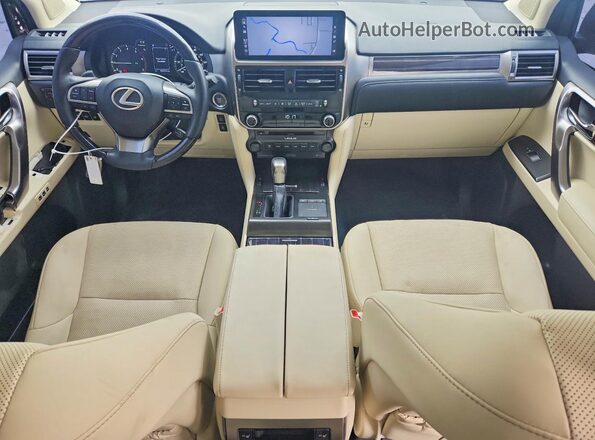 JTJAM7BX1N5335495 2022 LEXUS GX Gray Vista del salpicadero