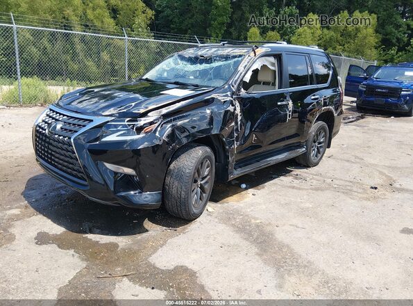 JTJAM7BX3L5243799 2020 LEXUS GX 460 Black წინა მარცხენა ხედი სამი მეოთხედიდან
