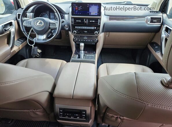 JTJAM7BX5P5373346 2023 LEXUS GX Gray Widok deski rozdzielczej