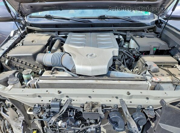 JTJAM7BX5P5373346 2023 LEXUS GX Gray Widok komory silnika