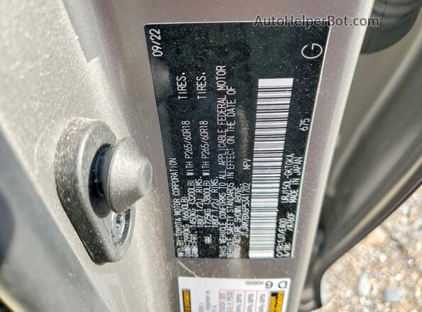 JTJAM7BX6P5341702 2023 LEXUS GX Tan VIN sticker view