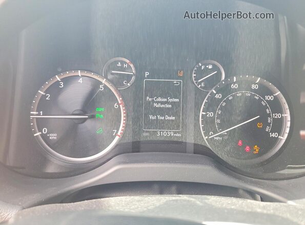 JTJAM7BX6P5373467 2023 LEXUS GX Белый Вид щитка приборов