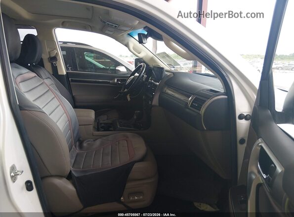 JTJAM7BX6P5384484 2023 LEXUS GX 460 White წინა სალონის ხედი