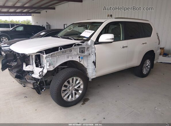 JTJAM7BX6P5384484 2023 LEXUS GX 460 White წინა მარცხენა ხედი სამი მეოთხედიდან