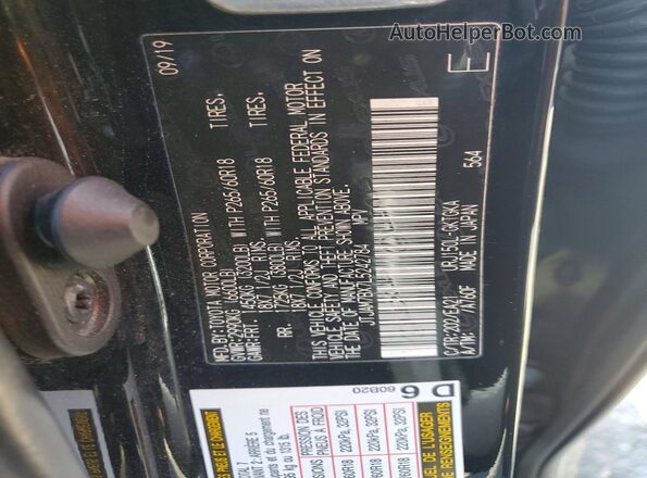 JTJAM7BX7L5242784 2020 LEXUS GX Black Vista de la etiqueta del VIN