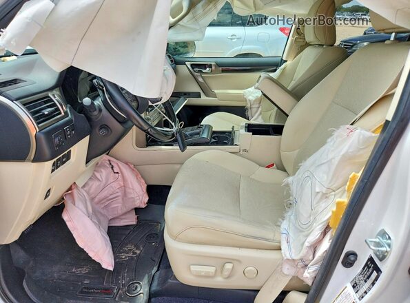 JTJAM7BX7L5263540 2020 LEXUS GX White Widok wnętrza z przodu
