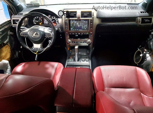 JTJAM7BX8M5294295 2021 LEXUS GX Silver Առջևի վահանակի տեսք