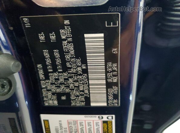 JTJAM7BX9L5247954 2020 LEXUS GX Blue Vista interior de 360 grados
