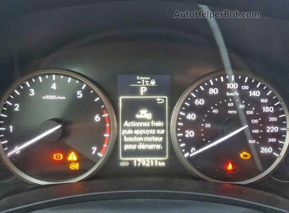 JTJBARBZ0G2048938 2016 LEXUS NX Red Instrument cluster view