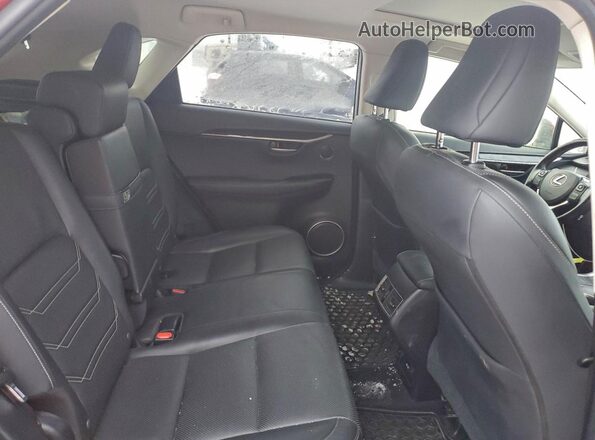 JTJBARBZ0G2048938 2016 LEXUS NX Red Rear seats view