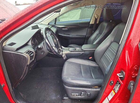 JTJBARBZ0G2053671 2016 LEXUS NX Красный Вид салона спереди