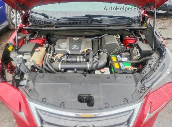 JTJBARBZ0G2053671 2016 LEXUS NX Красный Вид подкапотного пространства