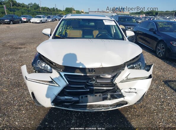 JTJBARBZ0G2079574 2016 LEXUS NX 200T White Widok zestawu wskaźników