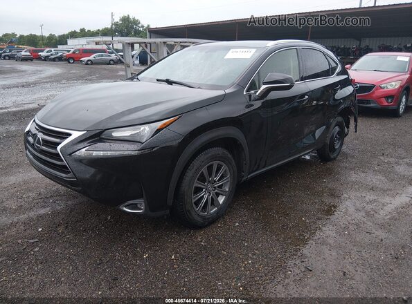JTJBARBZ1H2112292 2017 LEXUS NX 200T Black წინა მარცხენა ხედი სამი მეოთხედიდან
