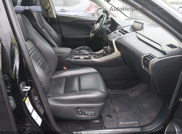 JTJBARBZ1H2112292 2017 LEXUS NX 200T Black წინა სალონის ხედი