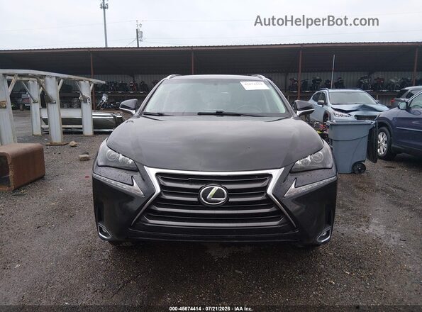 JTJBARBZ1H2112292 2017 LEXUS NX 200T Black ხელსაწყოთა პანელის ხედი