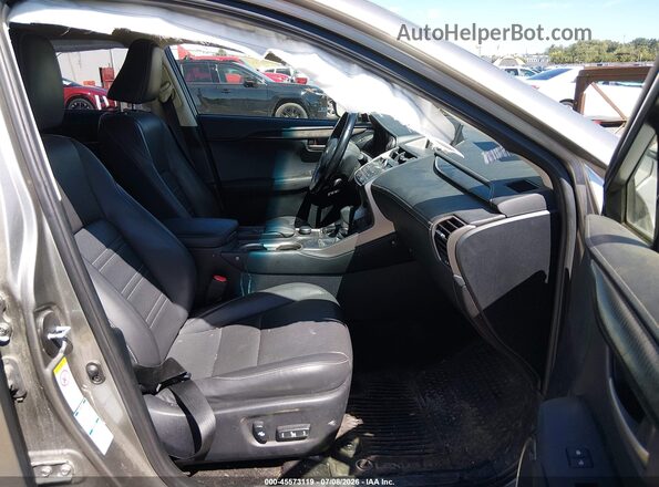 JTJBARBZ1H2118271 2017 LEXUS NX 200T Silver წინა სალონის ხედი