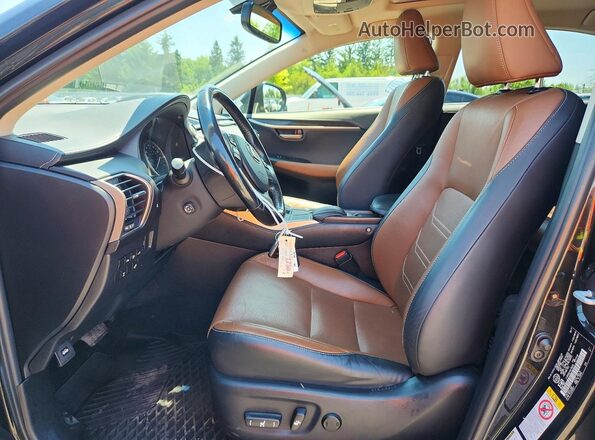 JTJBARBZ1H2135698 2017 LEXUS NX Black Front interior view
