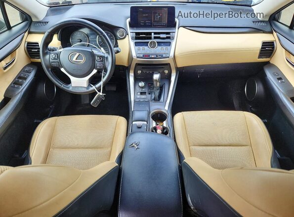 JTJBARBZ1J2162650 2018 LEXUS NX White Առջևի վահանակի տեսք
