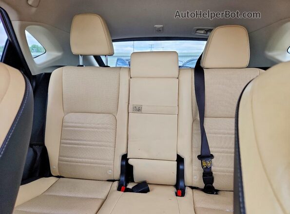 JTJBARBZ1J2162650 2018 LEXUS NX White Հետևի նստատեղերի տեսք