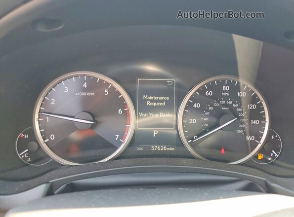 JTJBARBZ1K2197528 2019 LEXUS NX Silver Vista del cuadro de instrumentos