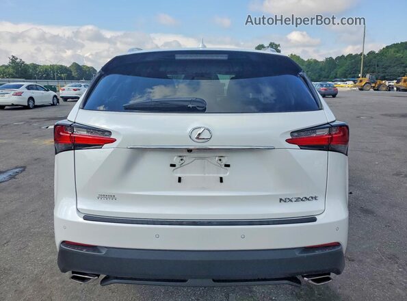 JTJBARBZ2H2103858 2017 LEXUS NX White Вид ззаду