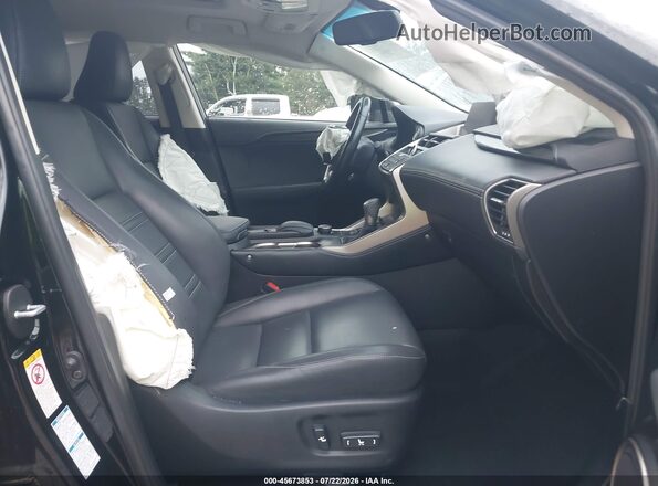 JTJBARBZ2H2144703 2017 LEXUS NX 200T Black წინა სალონის ხედი