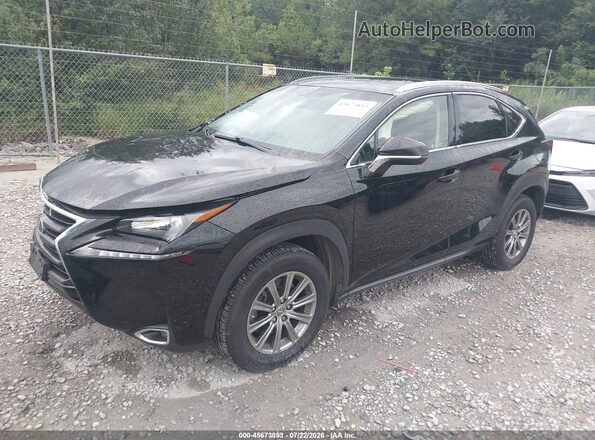 JTJBARBZ2H2144703 2017 LEXUS NX 200T Black წინა მარცხენა ხედი სამი მეოთხედიდან