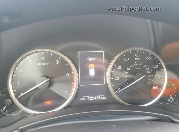 JTJBARBZ2J2165279 2018 LEXUS NX Белый Вид щитка приборов